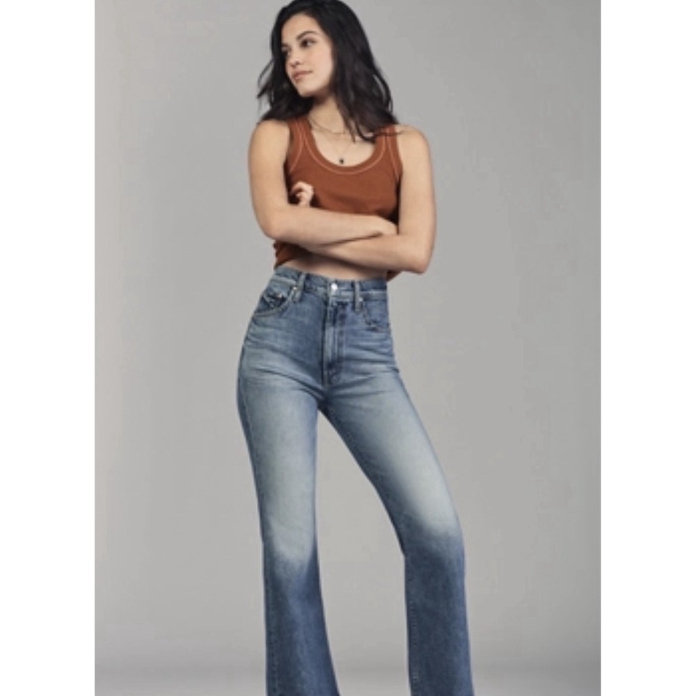 MOTHER The Hustler Ankle Fray Jeans Women's Size 27